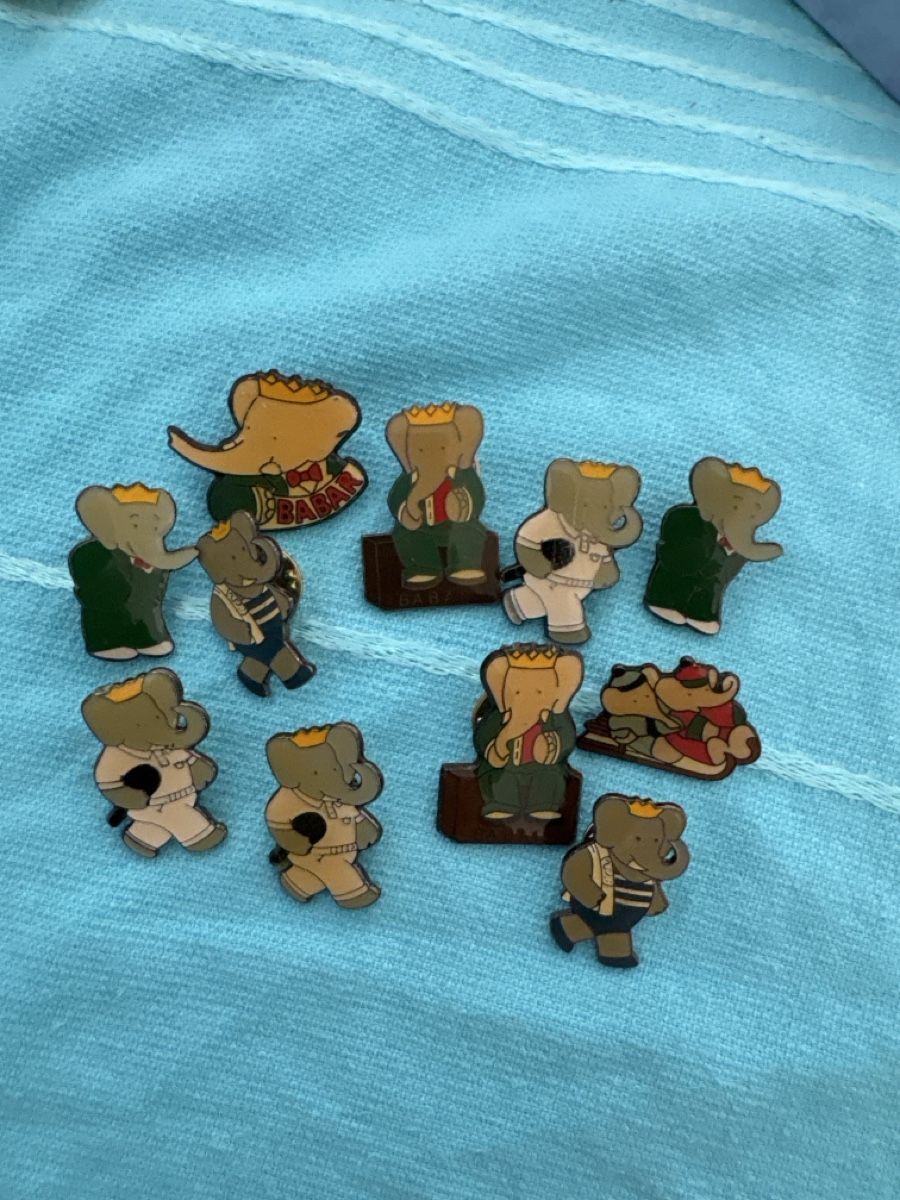 Plaketten & Abzeichen: Babar Elefanten Anstecker Vintage  – Gebraucht aus Zürich von Sundaygirl