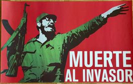 Vintage Poster "Muerte al invasor" - Kubanische Revolution