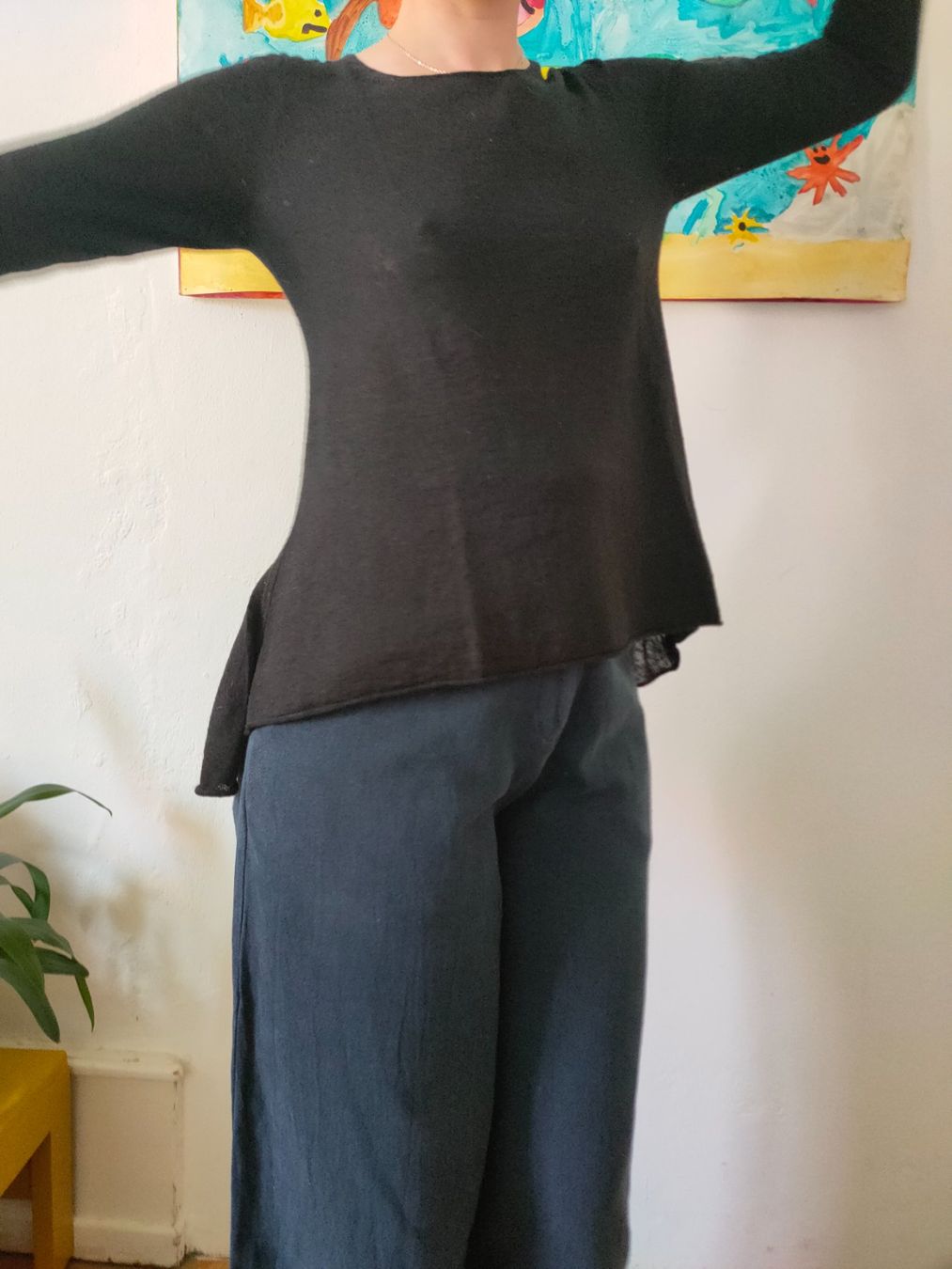 Top: Pull noir — Barbara Lang – Usato da Bern venduto da ale_jb88 1