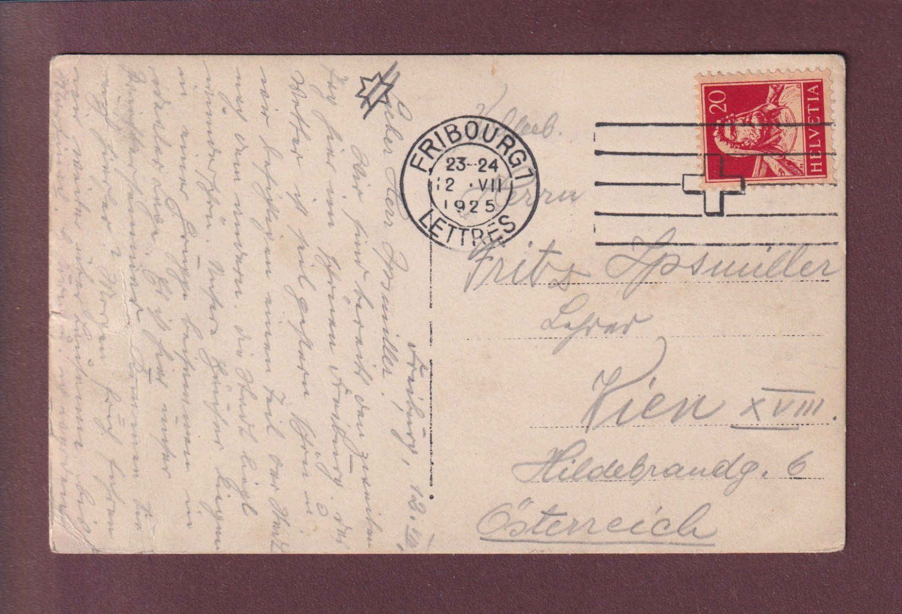 Cartoline postali: Photo - LUZERN - Gletschergarten - 1925 // Eckbüge // – Usato da Pully venduto da nicecards 1