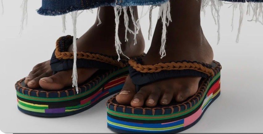Chloé Scarpe da donna: Chloe  Flip-Flops Gr. 39  Plateau Geflochten – Nuovo (secondo la descrizione) da Zürich venduto da Kawie 3