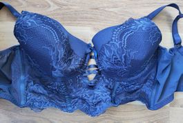 Dunkelblauer BH von Hunkemöller, Gr. 75E