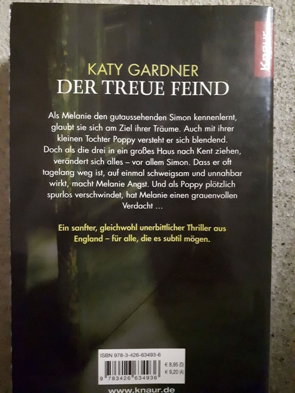 Libri: Katy Gardner Der treue Feind – Usato da Basel venduto da Alacant 1