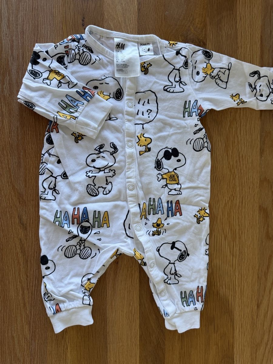 H&M Barboteuses: Body H&M Peanuts Grösse 56  – D'occasion à Zugerberg par jea_j88v