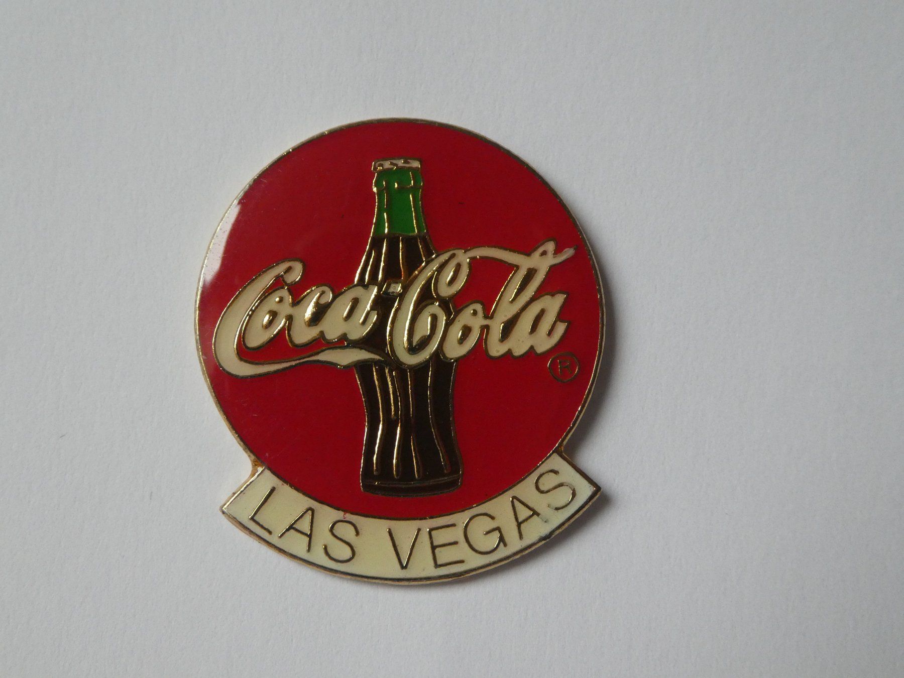 Coca-Cola Placchette & Badge: Pin Coca Cola, Las Vegas. – Usato da Andelfingen venduto da Annegret06