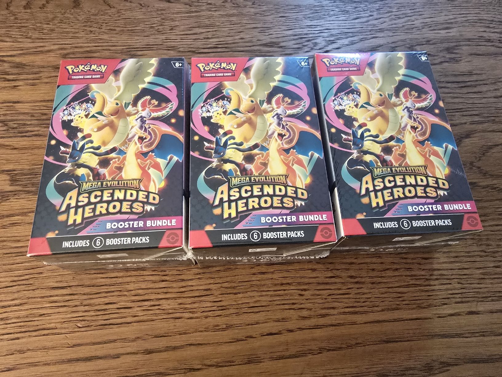 Pokémon Sammelbilder & Trading cards: 3x Pokemon Ascended Heroes Booster Bundle in Englisch – Neu und originalverpackt aus Schwerzenbach von Webiih