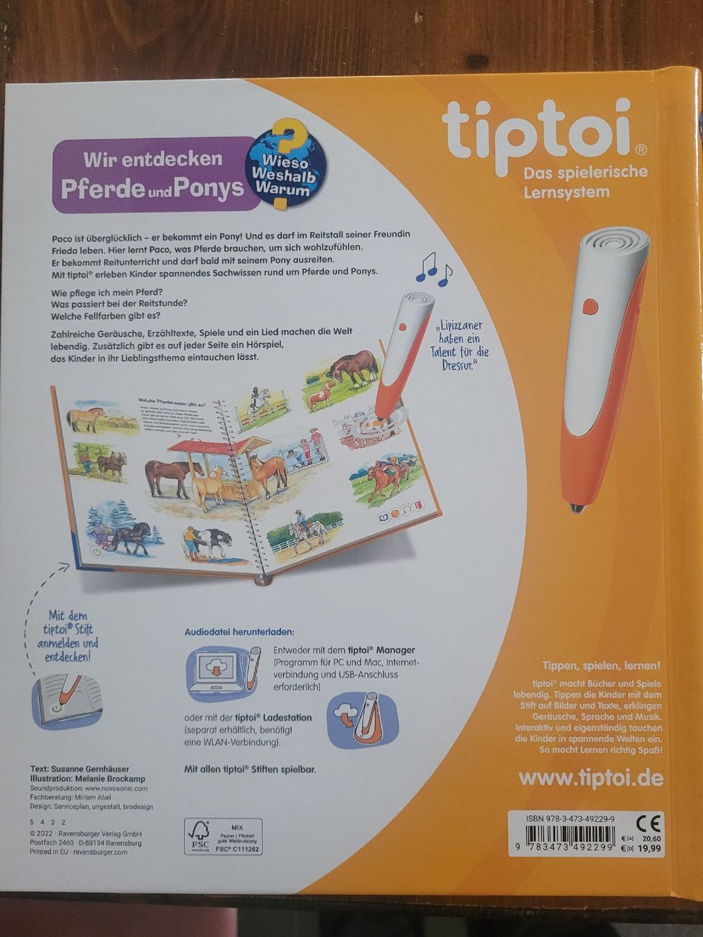 Libri: tiptoi Buch "Wir entdecken Pferde" – Nuovo (secondo la descrizione) da Steffisburg venduto da Daddy_cool 1
