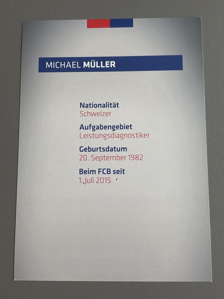 Autografi: FC Basel Autogrammkarte Michael Müller, Original Signiert! – Usato da Wabern venduto da fig_t688 1