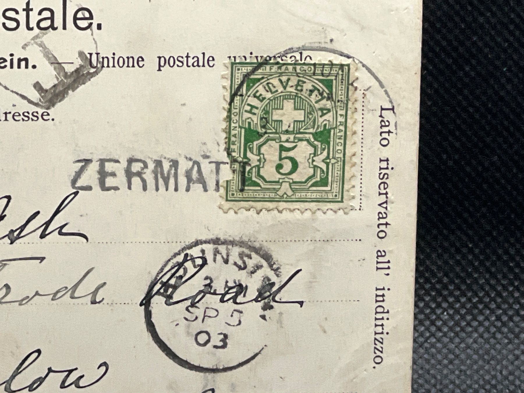 Cartoline postali: Sur la terrasse du Gornergrat – Usato da Widnau venduto da Brusi9 2