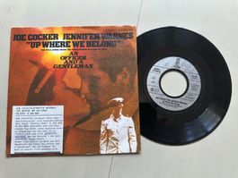 JOE COCKER JENNIFER WARNES tolle Single Kult Up where we bel