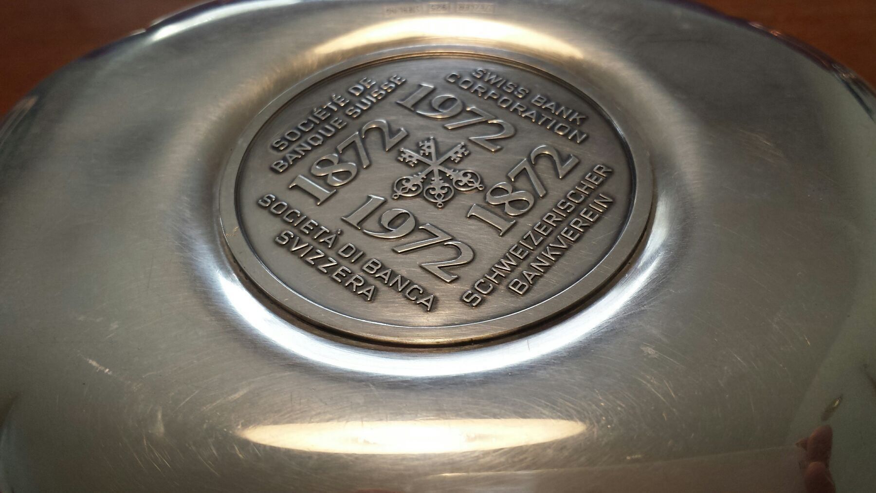 Medaillen: Schweizerischer Bankverein 1872-1972 – Gebraucht aus Hinteregg von Amerizium 3