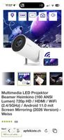 Multimedia LED Projektor Beamer Heimkino (160 ANSI Lumen)
