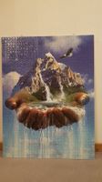 Bild 1485 Stk. Puzzle 80×60, Meditation, Wasser, Berg, Hände