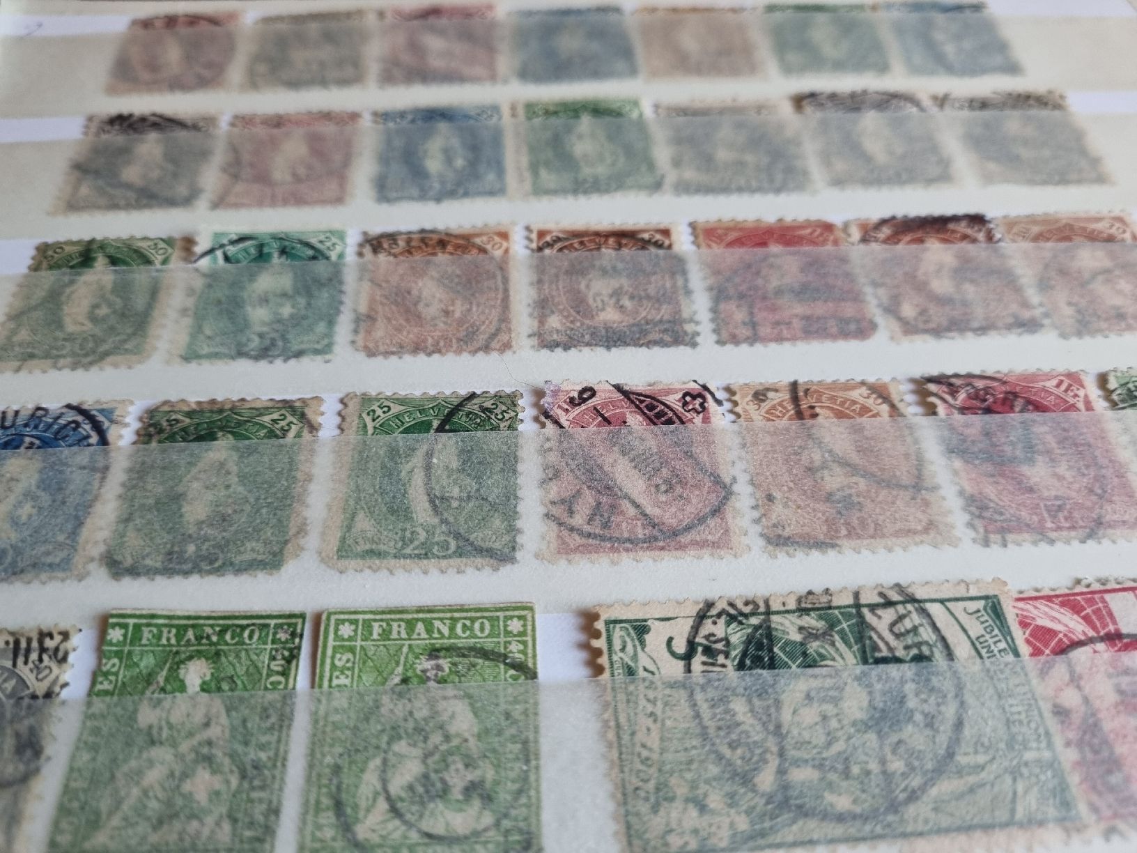 Alle Briefmarken: SCHWEIZ: SAMMLUNG MIT STRUBEL - AB 1858 – Gebraucht aus Heimenschwand von rog_p7h9 4