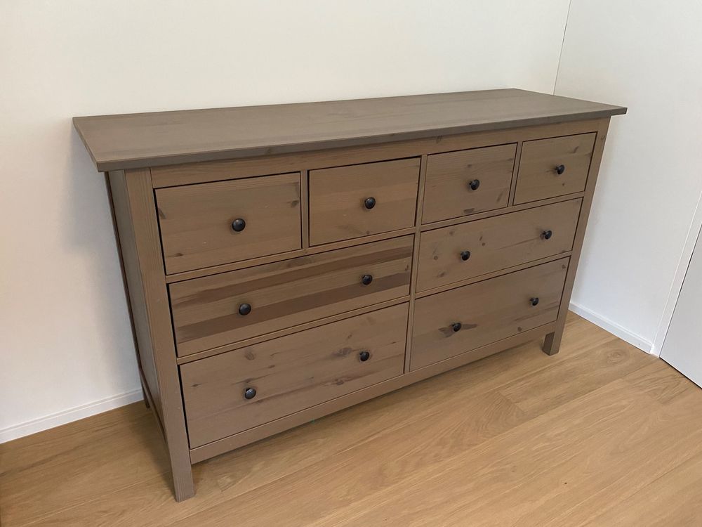 IKEA Hemnes 8 drawer dresser grey Kaufen auf Ricardo