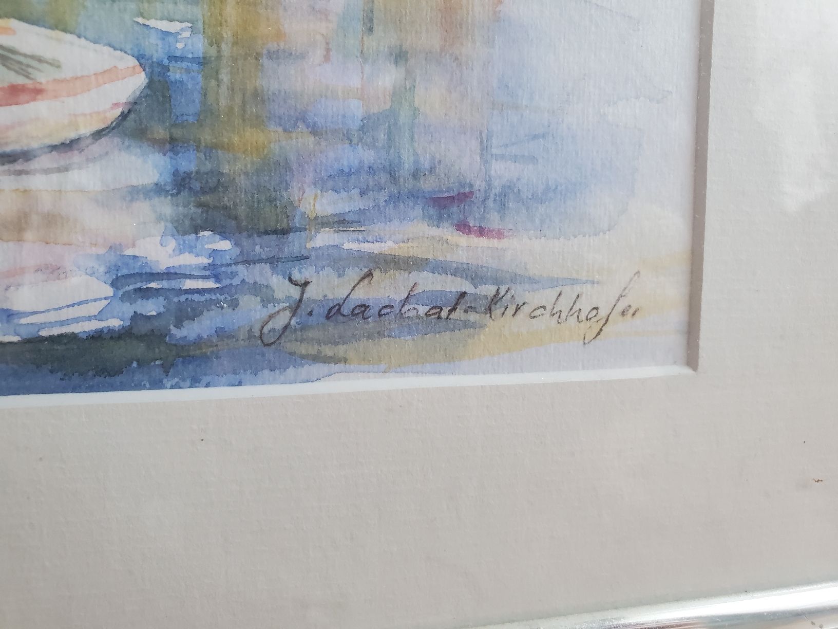 Foto & Immagini: Aquarell Bild, gerahmt – Usato da Frauenfeld venduto da BeneFull 1