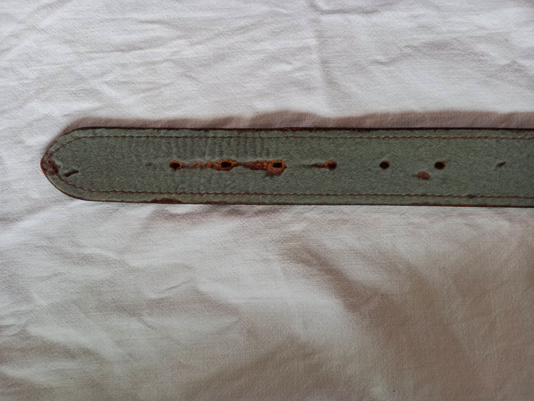 Cinture: Ceinture ancienne en cuir – Usato da Rossens FR venduto da Souris1 5