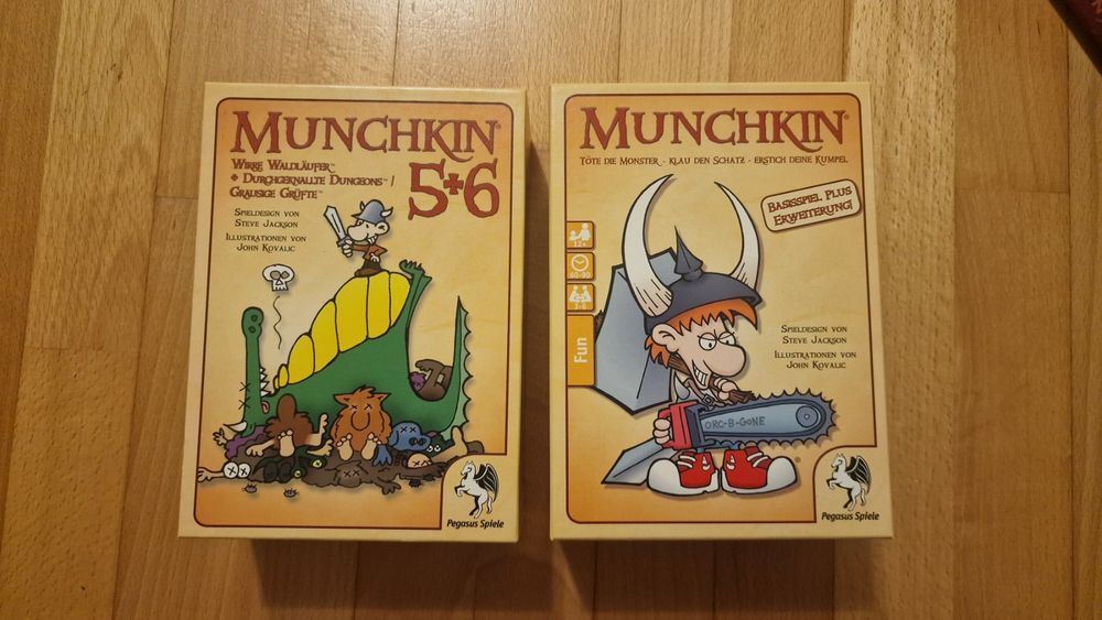 Munchkin Spiel plus Erweiterung 5+6 (Gebraucht) in Stäfa für CHF 9 ...