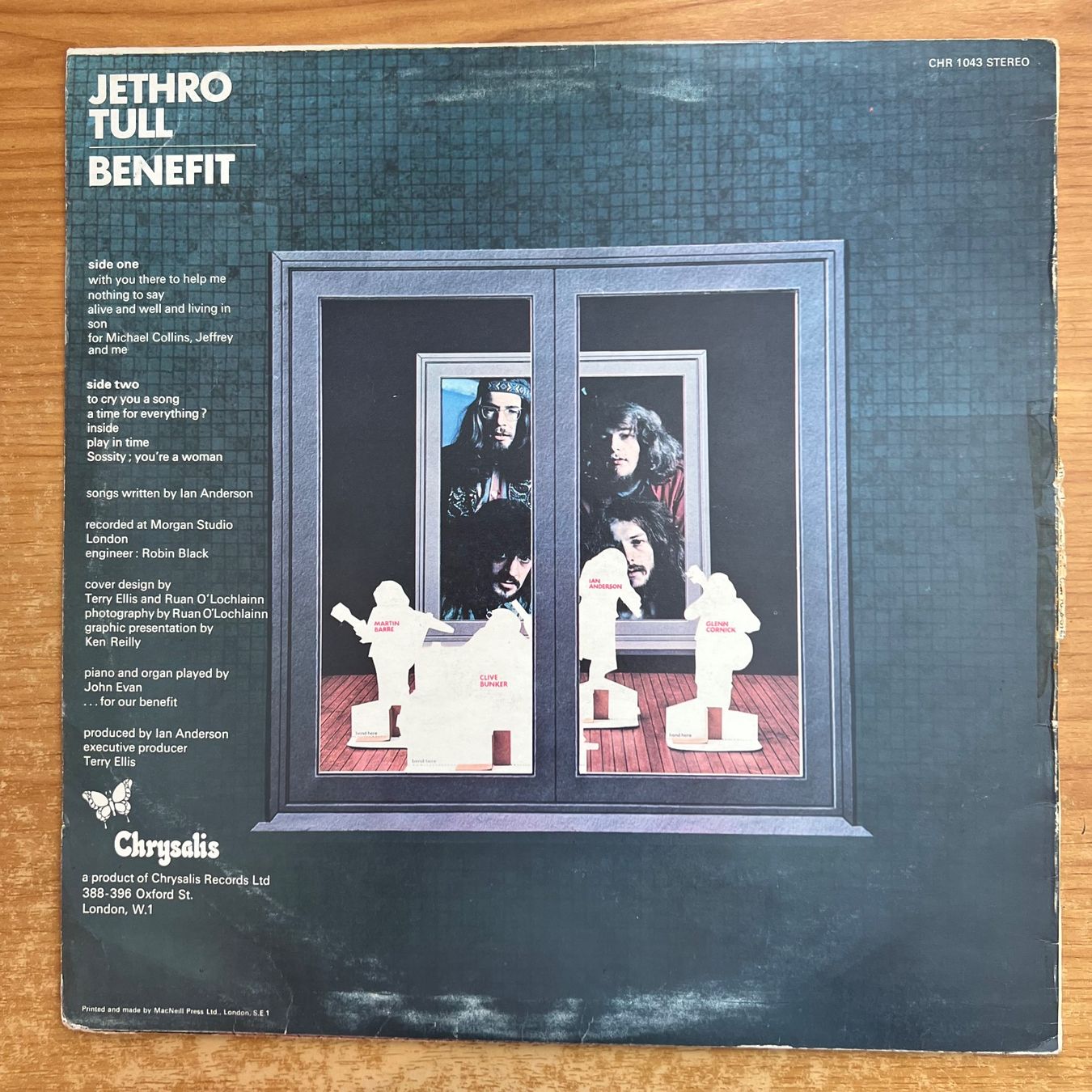 Vinyles: Jethro Tull - Benefit / UK-Press. 1976 – D'occasion à Gais par soundcave57 1