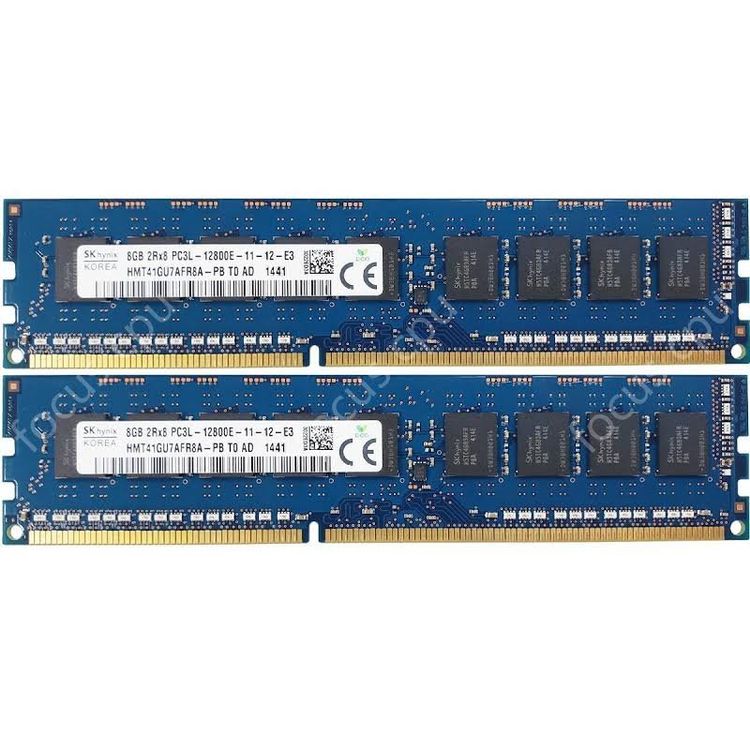 Ram Barrette Mémoire HYNIX 8Go DDR3 PC3L-12800E ECC HMT41GU7AFR8A-PB - Foto 8