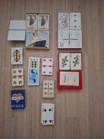 Set mit 10 Bridge/Rommé-, Jass- und Poker-Kartensets
