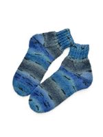 Kurzrohrsocken, Sneakersocken, handgestrickt, Grösse 36/37