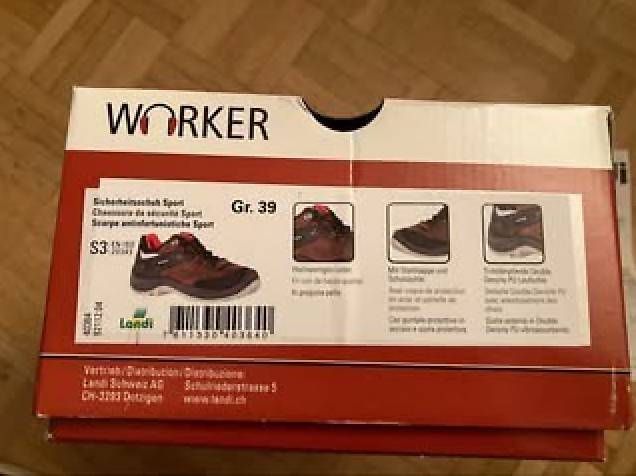Scarpe da uomo: Sicherheits-Schuhe mit Stahlkappe – Usato da Rümlang venduto da Speedy-Cat 1