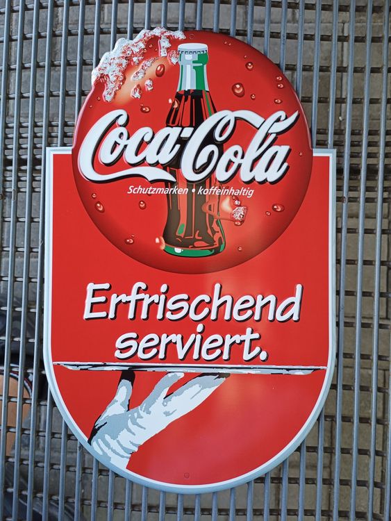 Coca-Cola Blech Schild - original Deutschland Ost (Neu (gemäss ...