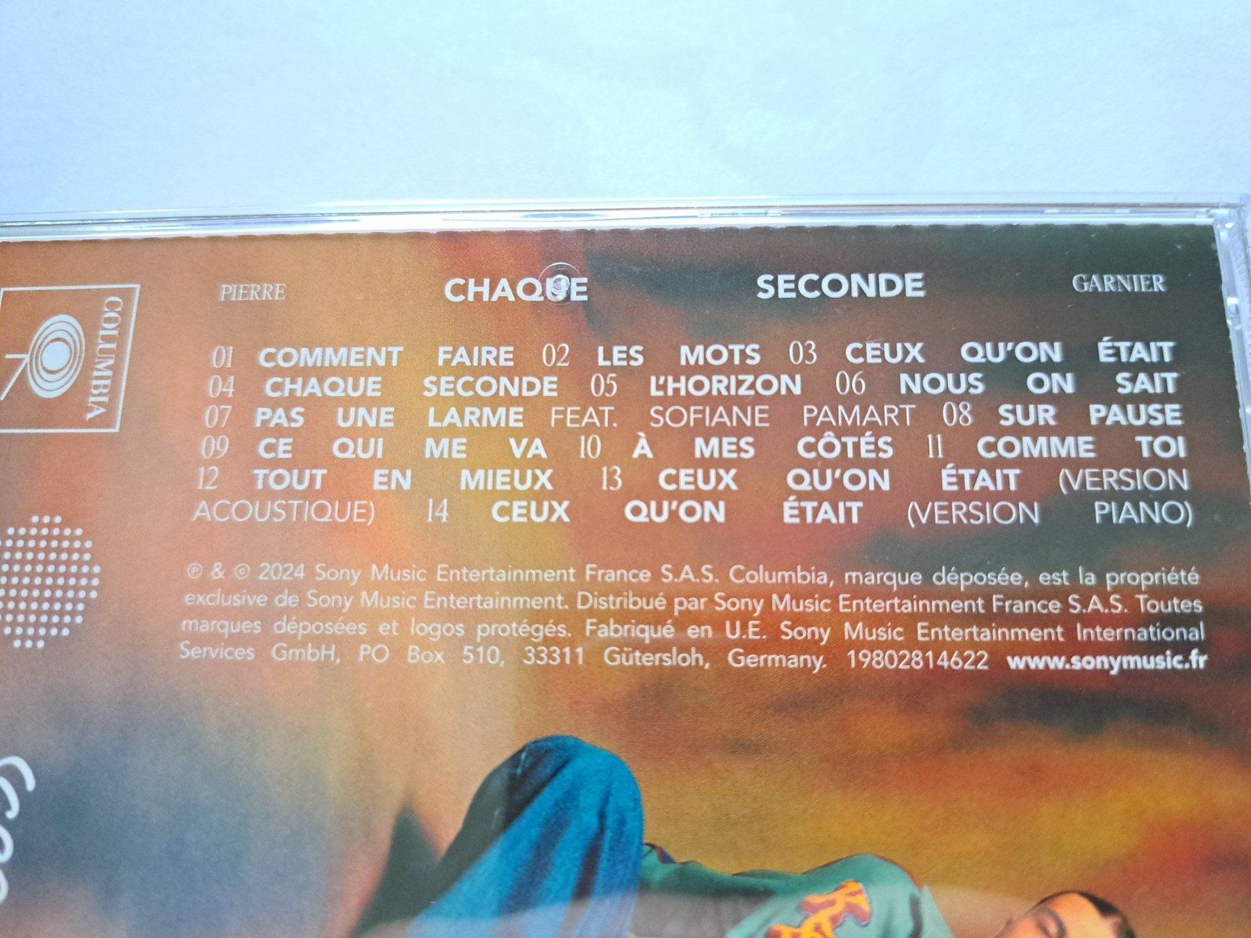 CDs: Cd Pierre Garnier - Chaque seconde ( état neuf ) – D'occasion à Pully par bro_n52j 3