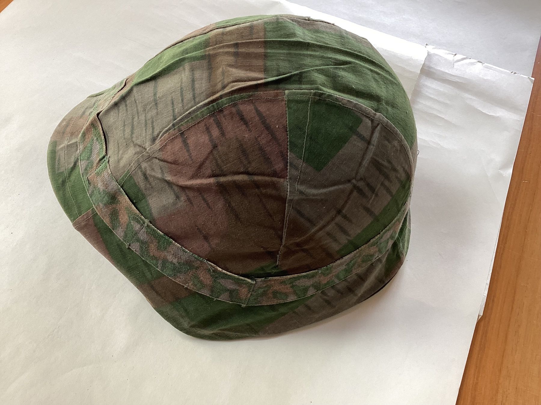 Schweizer Armee Uniformi: Helmbezug Ord, 40 – Usato da niederurnen venduto da Hagugelmann 7