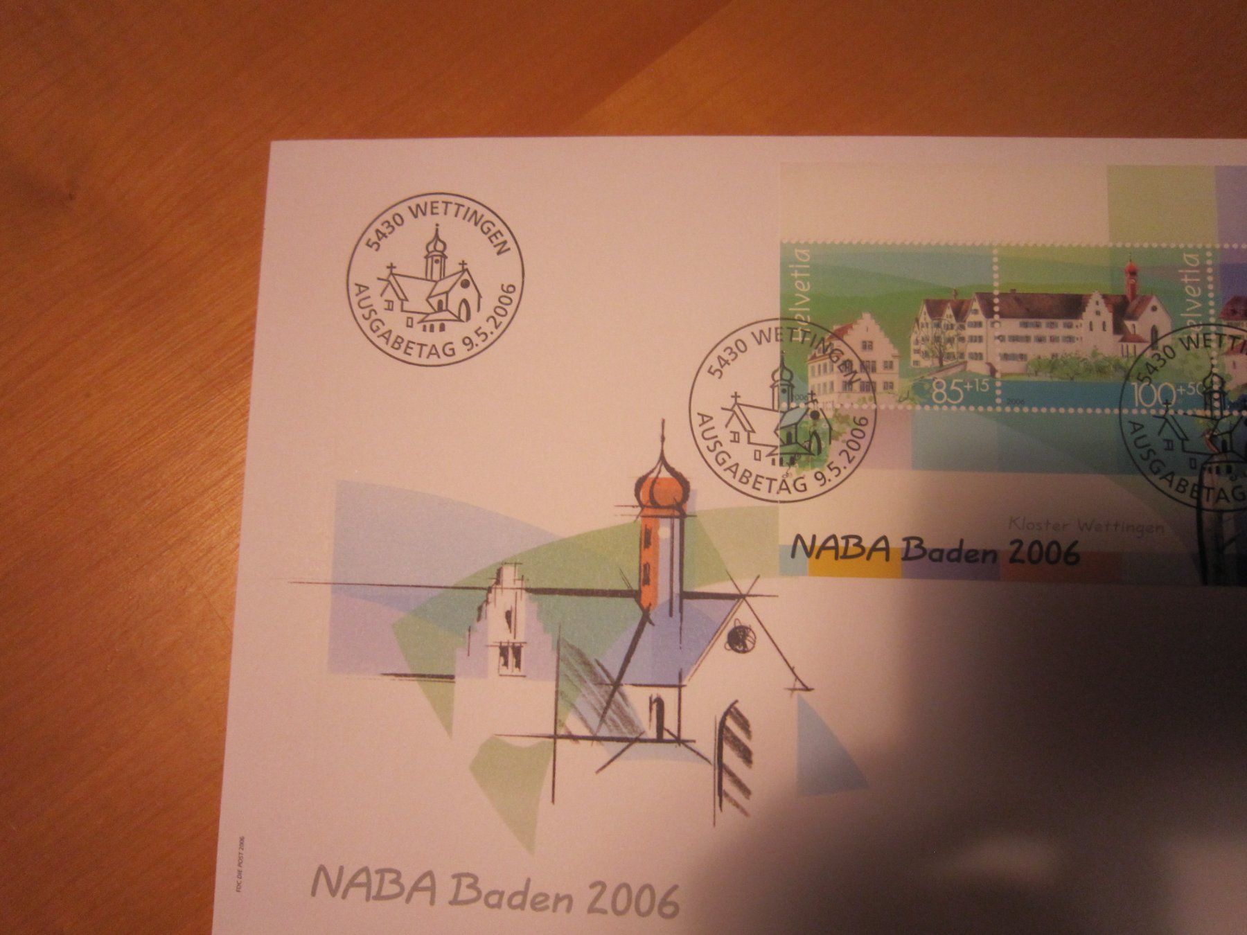 Tous les timbres: NABA 2006 Baden FDC Block – D'occasion à Gordola par Polentaefung 2