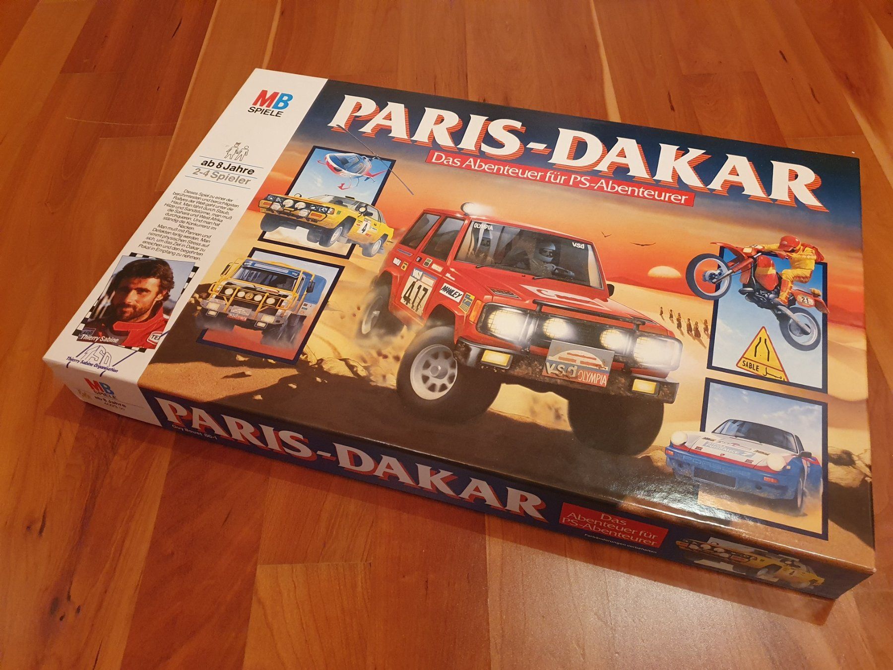 Spiele: Paris Dakar Gesellschafsspiel von MB – Gebraucht aus Triesen von platzproblem1