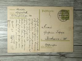 TR45 Carte Postale + Timbre Allemagne 1932