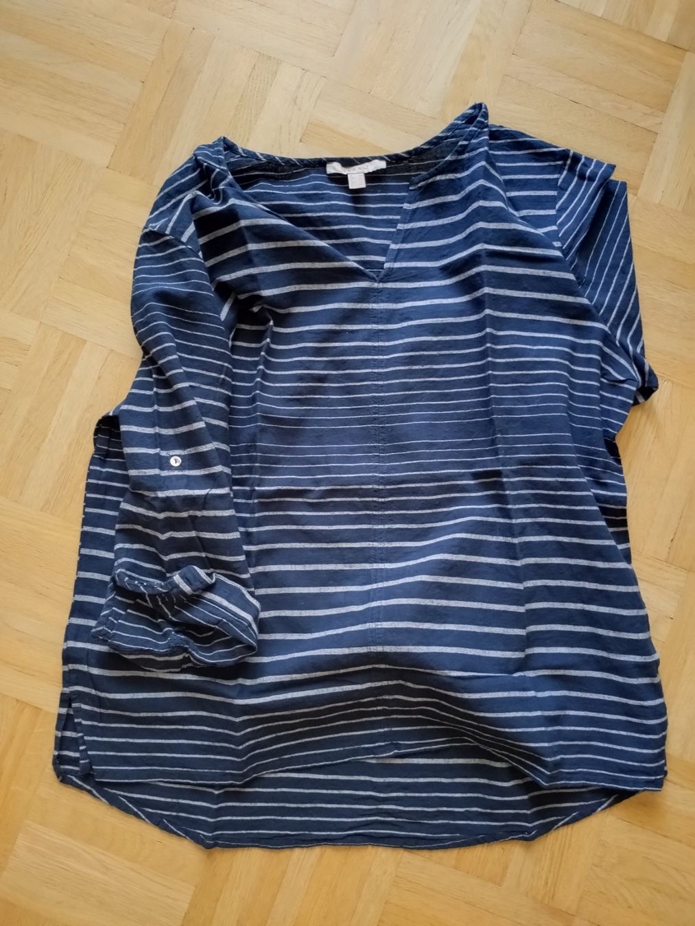 Esprit Top: Chemisier Esprit rayé bleu et blanc, taille 40 – Usato da Genève venduto da mar_2kgm 6