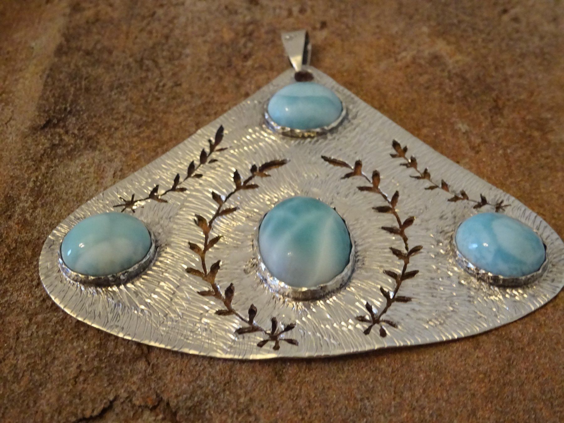 Anhänger: Anhänger Larimar Santo Domingo / 925 S – Gebraucht aus Esslingen von FetteSchnecke 5