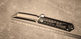 Tanto Klappmesser D2 Stahl – Taktisches, Stonewash,Robustes