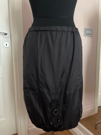 Max Mara black skirt with strass