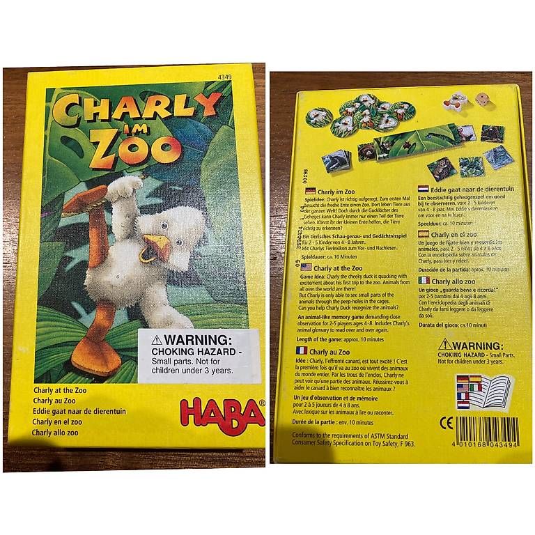 Haba Giochi: Haba Spiel: Charly im Zoo – Usato da Schiers venduto da Gagu7