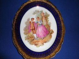 Dekorative Fragonard Porzellan Teller - Vintage Design!
