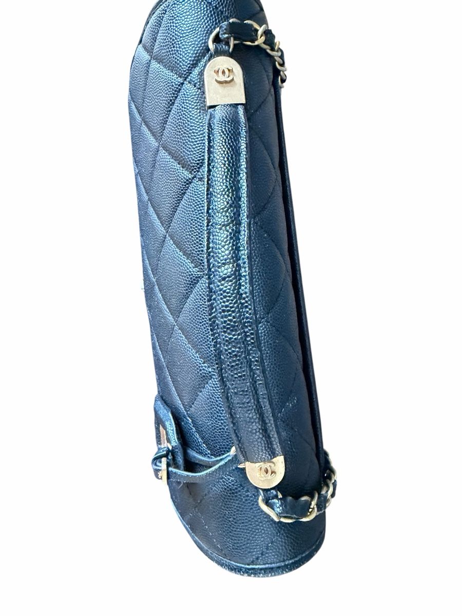 Chanel Borse da donna: Chanel Black Caviar 22K Top Handle Flap – Usato da Rüschlikon venduto da Wurmsibach 2