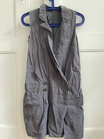 Gilet Talking French, gr. 34 grau, ärmellos