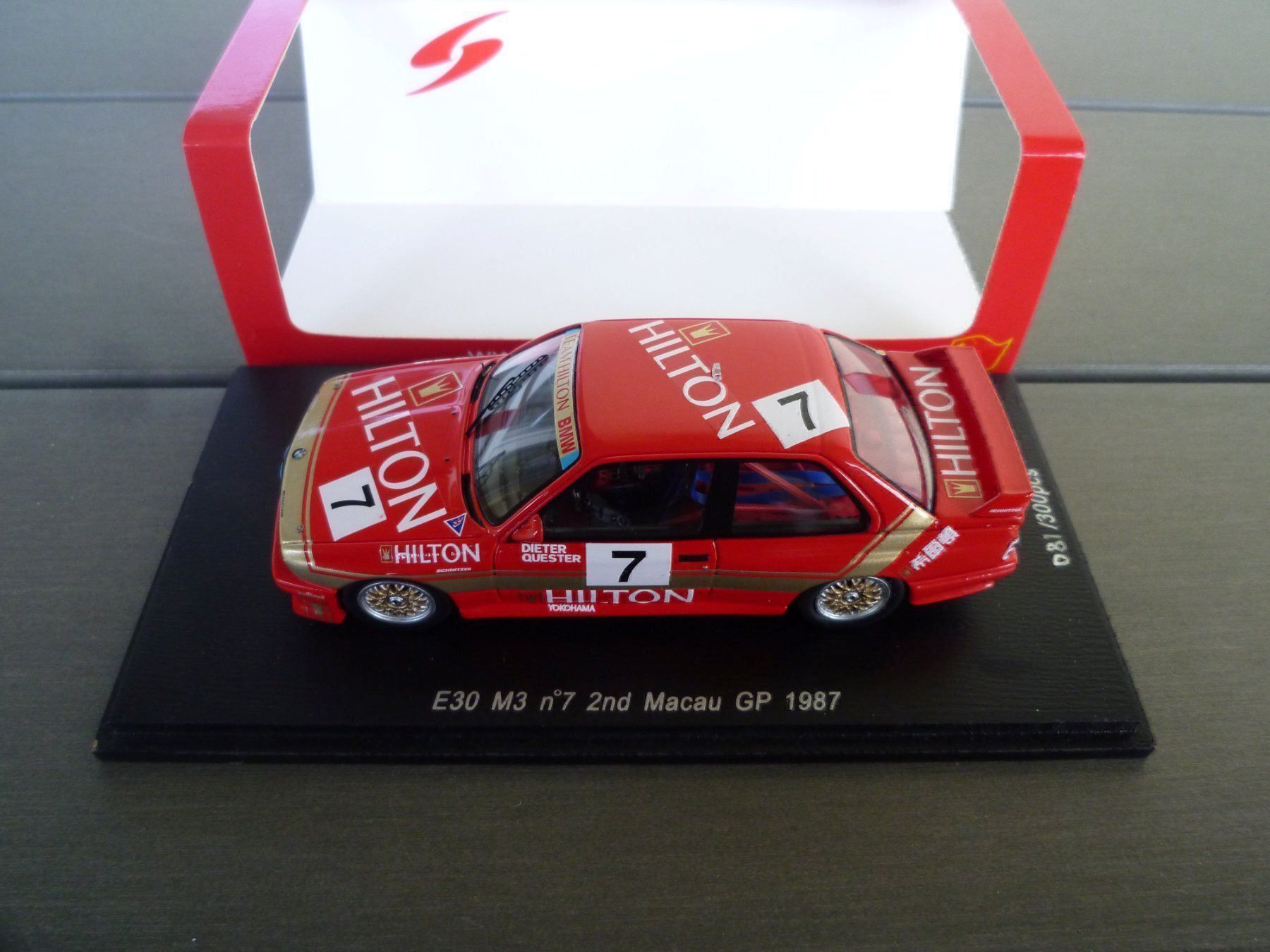 Modellautos: BMW M3 (E30) (Macau GP 1987) – Neu und originalverpackt aus Flawil von Imperiosud 4