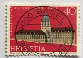 Nr.695 mit  Vollstempel Basel