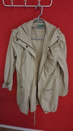 Parka United Colors of Benetton beige Damen Grösse M