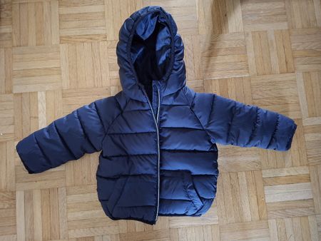 Veste doudoune enfant bleu 6-9 mois 74