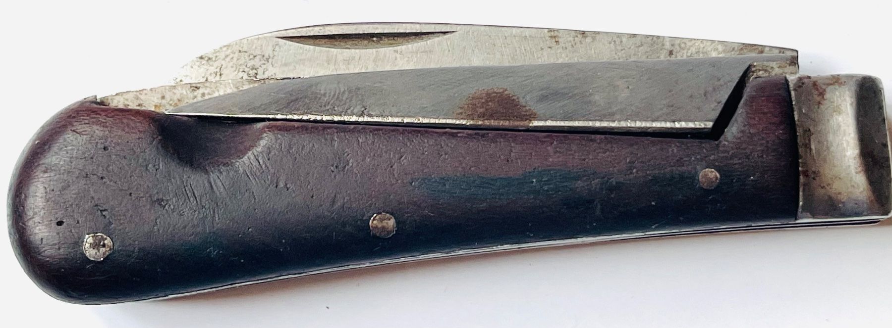 Coltelli tascabile: Altes Sackmesser, 2 Klingen mit Holzgriff – Usato da Basel venduto da TOMFAN 7