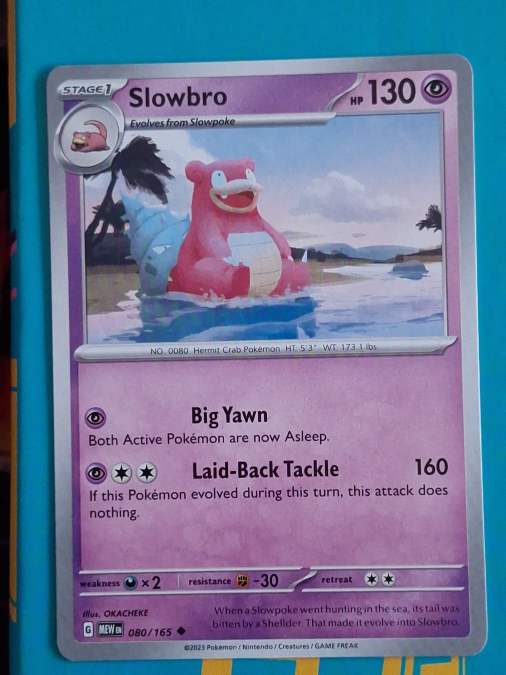Pokémon Carte collezionabili: Slowbro Laschoking - Pokemon Mew 151 – Usato da Altstätten SG venduto da GGsGameshop