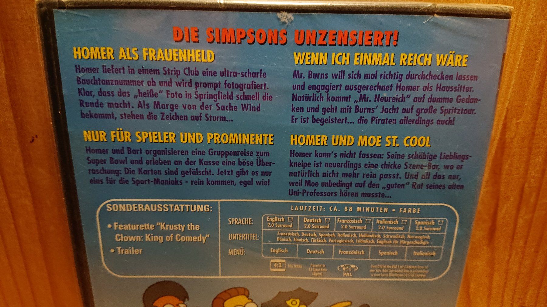Tutti i DVDs: DIE SIMPSONS Völlig Abgedreht DVD – Nuovo e nell'imballaggio originale da Wilderswil venduto da Exebub 2