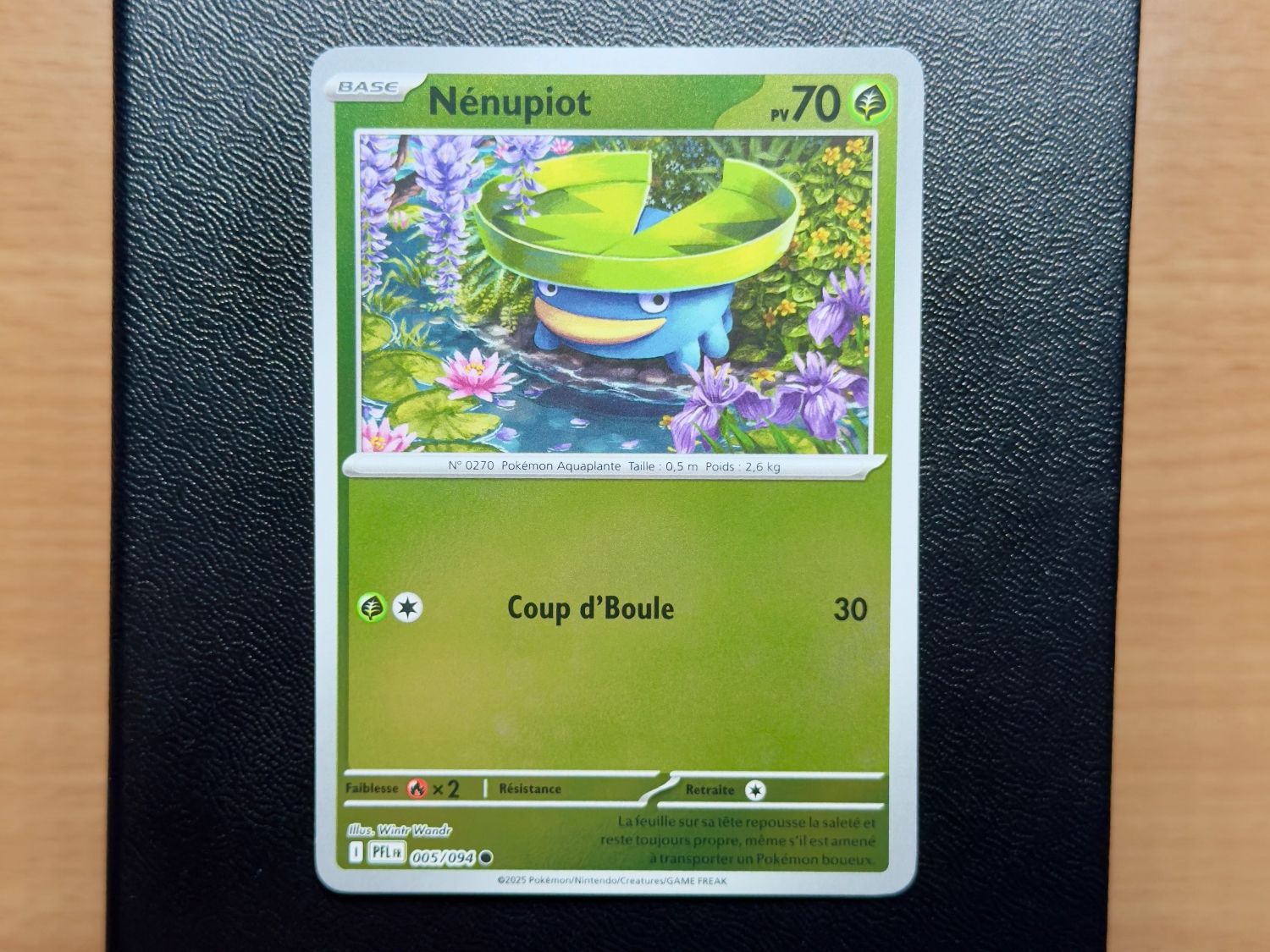 Pokémon Carte collezionabili: Nénupiot Reverse (005/094) - ME02 - PFL FR – Usato da Chézard-St-Martin venduto da Kro_Cards