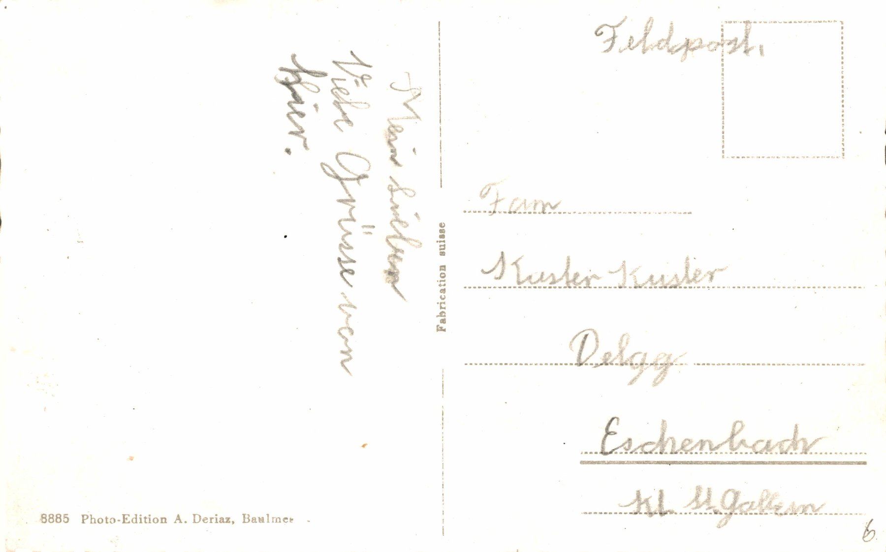 Cartoline postali: St. Cergue et le Mont Blanc – Usato da Bronschhofen venduto da Astore 1